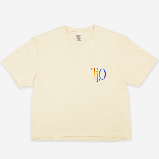 True40 Pride Boxy Crop Tee