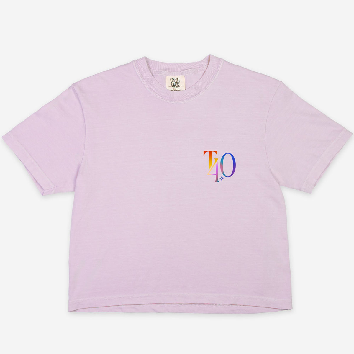 True40 Pride Boxy Crop Tee