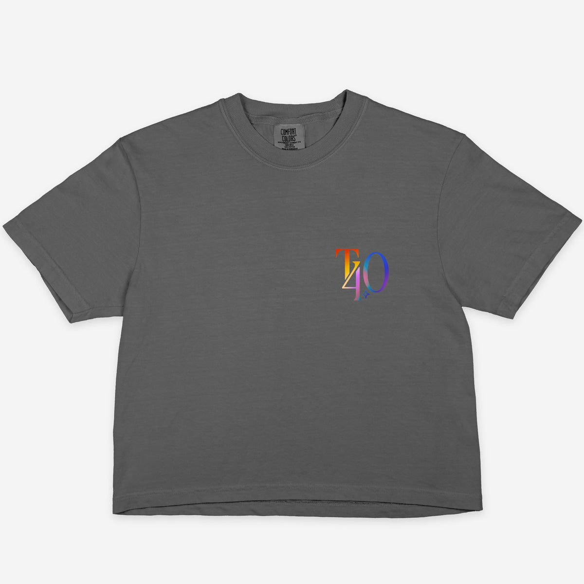 True40 Pride Boxy Crop Tee